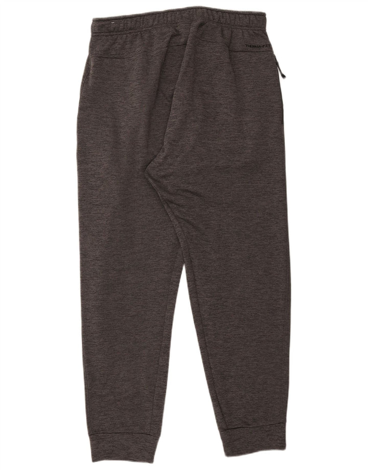 Nike Mens Therma-Fit Hooded Full Tracksuit Large  Grey Flecked Polyester