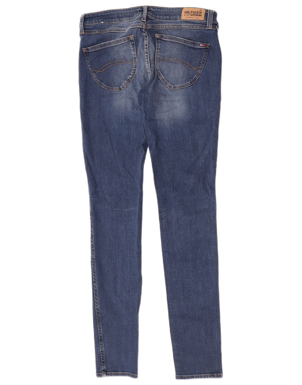 Tommy Hilfiger Damen Skinny Jeans W31 L32 Blaue Baumwolle