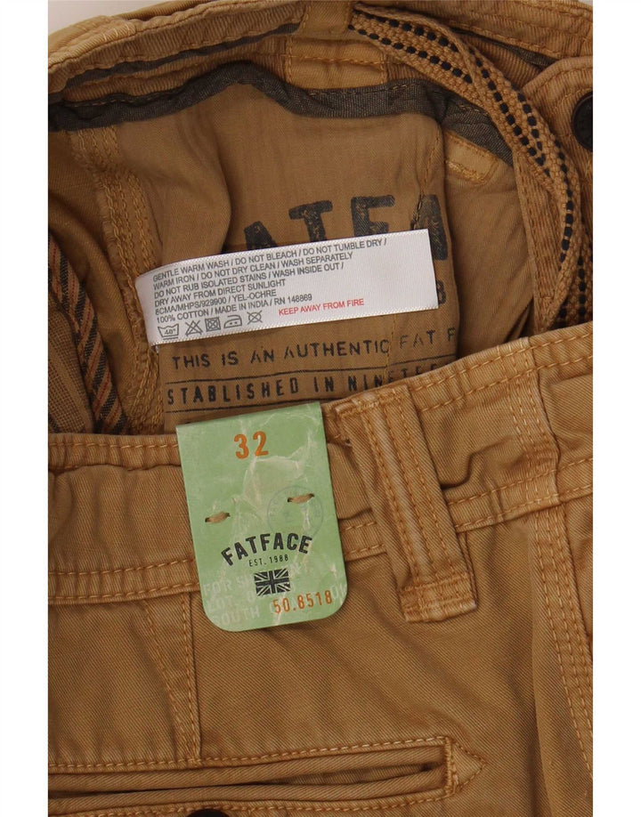 Fat Face Herren-Chino-Shorts, W32, mittelbeige Baumwolle