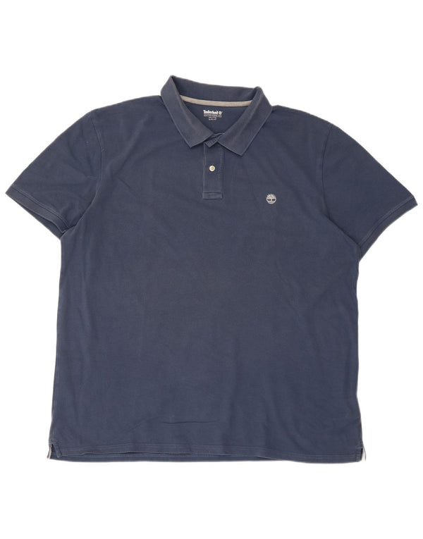 Polo Timberland da uomo slim fit 2XL in cotone blu
