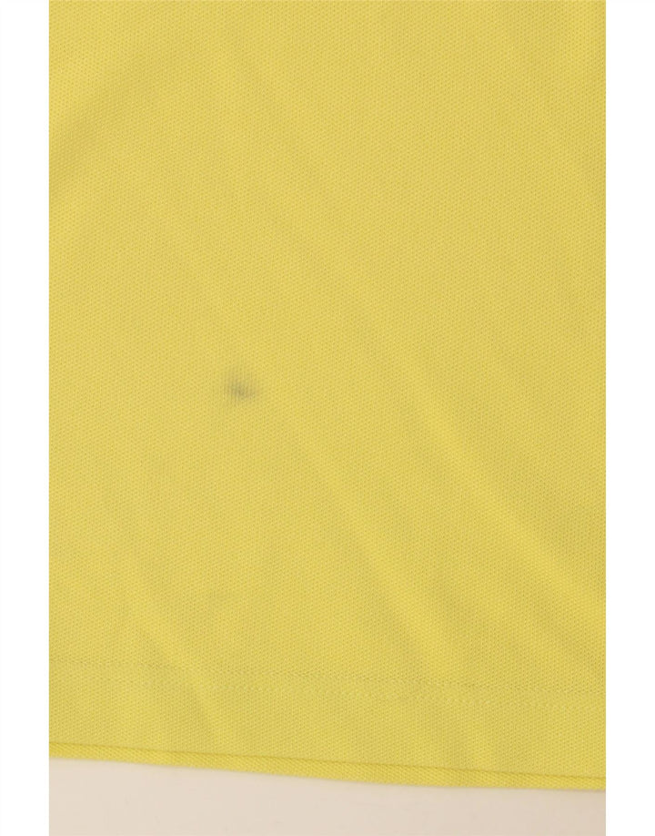 Lacoste Womens Cami Top Size 42 Large Yellow Cotton