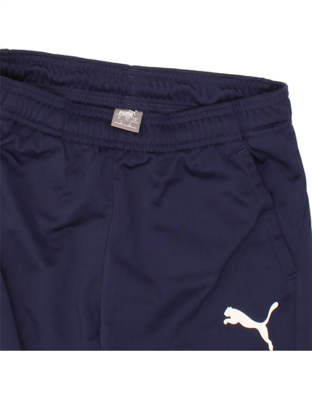 PUMA Boys Tracksuit Trousers 13-14 Years  Navy Blue Polyester Vintage Puma and Second-Hand Puma from Messina Hembry 