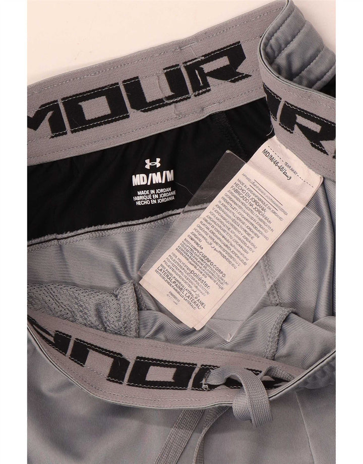 Under Armour Mens Graphic Sport Shorts Medium  Grey Colourblock Polyester