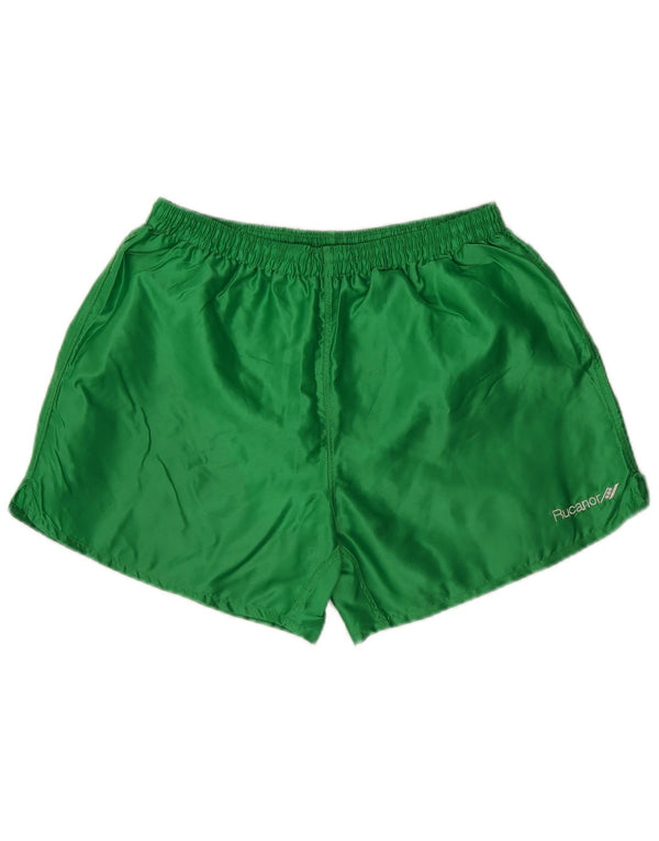 Rucanor Herren-Sportshorts, groß, grünes Polyester