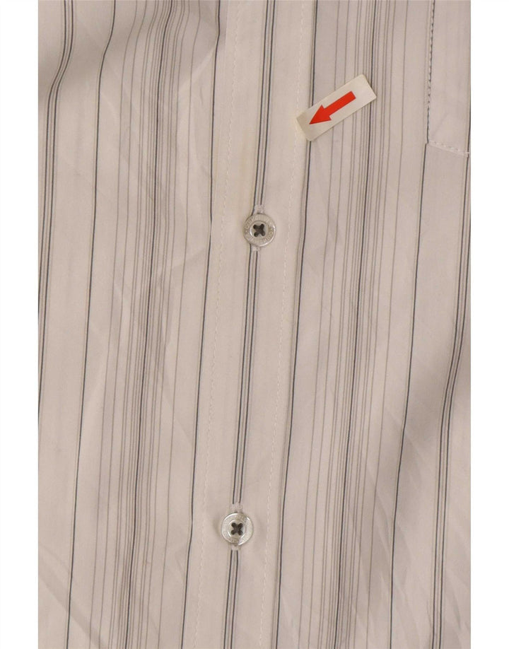 Quiksilver Mens Shirt Small White Striped