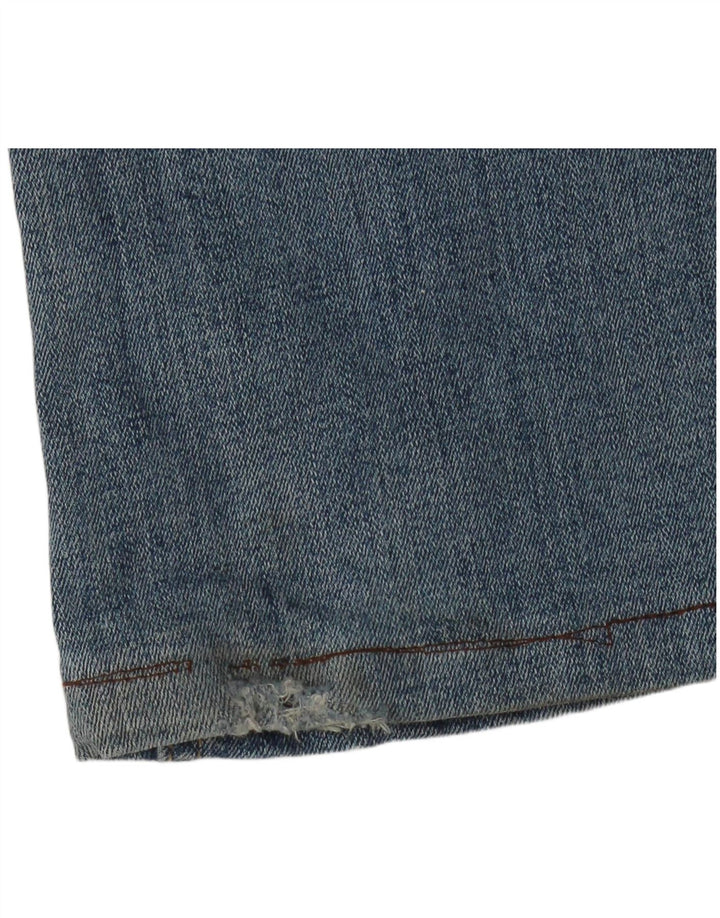 Zara Damen Schlagjeans EU 34 2XS W24 L31 Blau