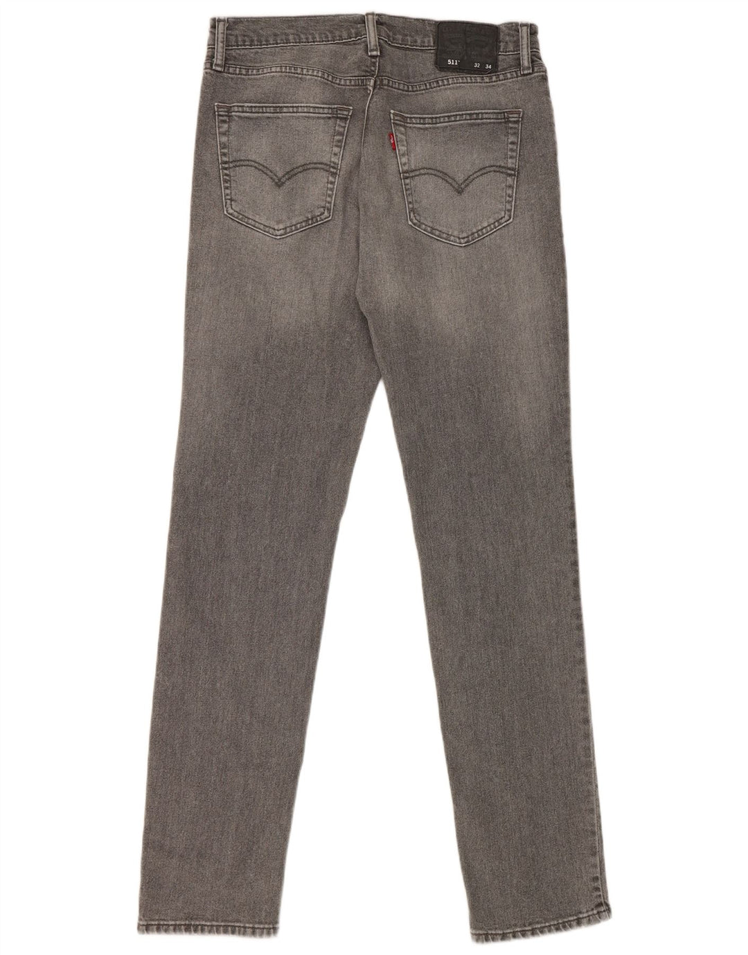 Levi's Mens 511 Slim Jeans  W32 L34 Grey Cotton