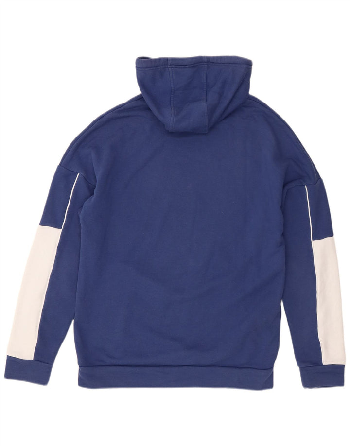 Kappa Mens Graphic Hoodie Jumper Small Blue Colourblock