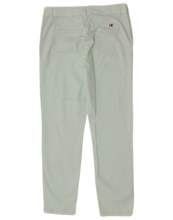 Pantaloni chino slim da donna Tommy Hilfiger US 6 medi W28 L28 cotone verde
