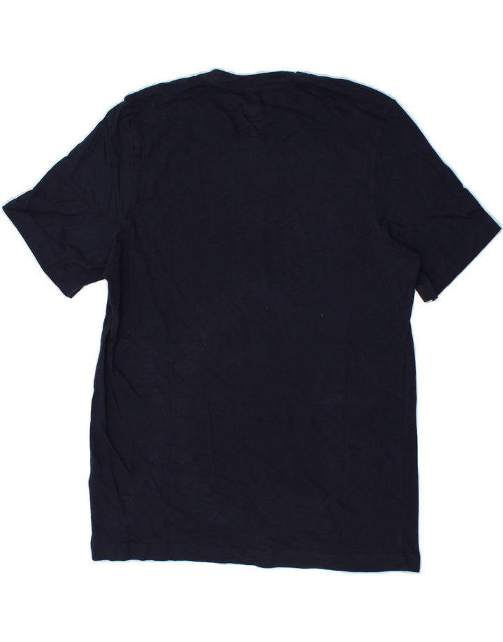 ADIDAS Mens Graphic T-Shirt Top Medium Navy Blue Cotton Vintage Adidas and Second-Hand Adidas from Messina Hembry 