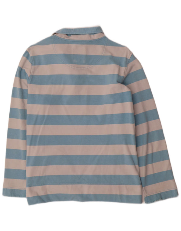 Crew Clothing Damen-Sweatshirt mit Reißverschluss, UK 18, XL, blau gestreift