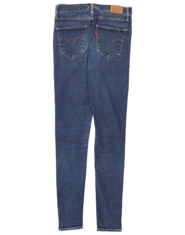 Jeans Levi's da donna 720 super skinny a vita alta W27 L30 cotone blu navy