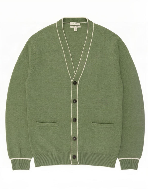 Pulover cardigan pentru bărbați Marks & Spencer, poliester verde 2XL