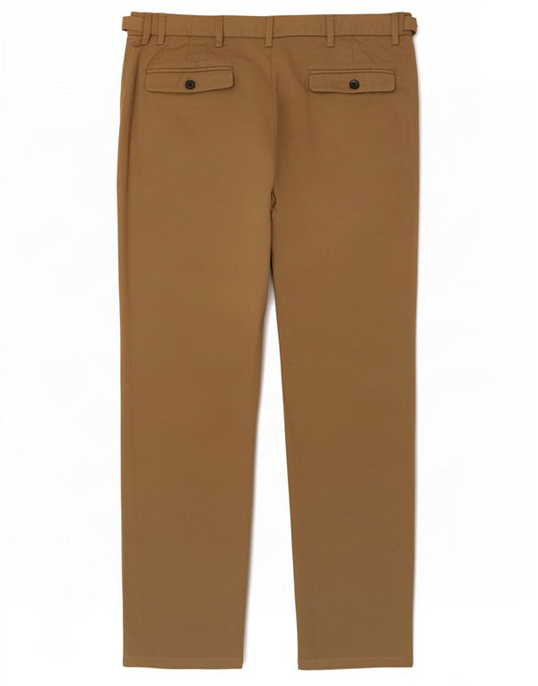 Pantaloni chino dritti su misura da uomo Marks & Spencer W38 L33 Beige
