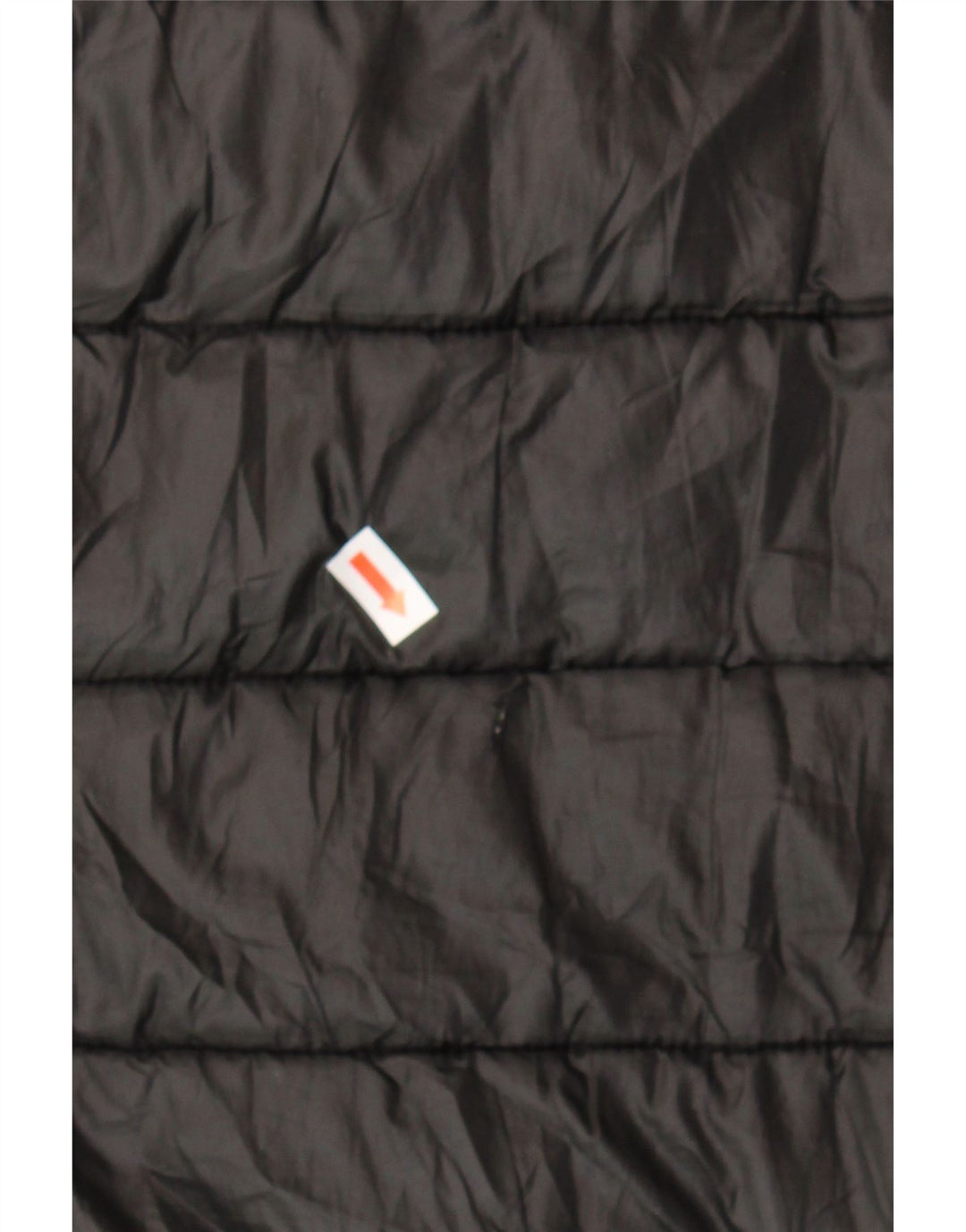 CHAMPION Girls Hooded Padded Jacket 11-12 Years Large Black Polyester Vintage Champion and Second-Hand Champion from Messina Hembry 