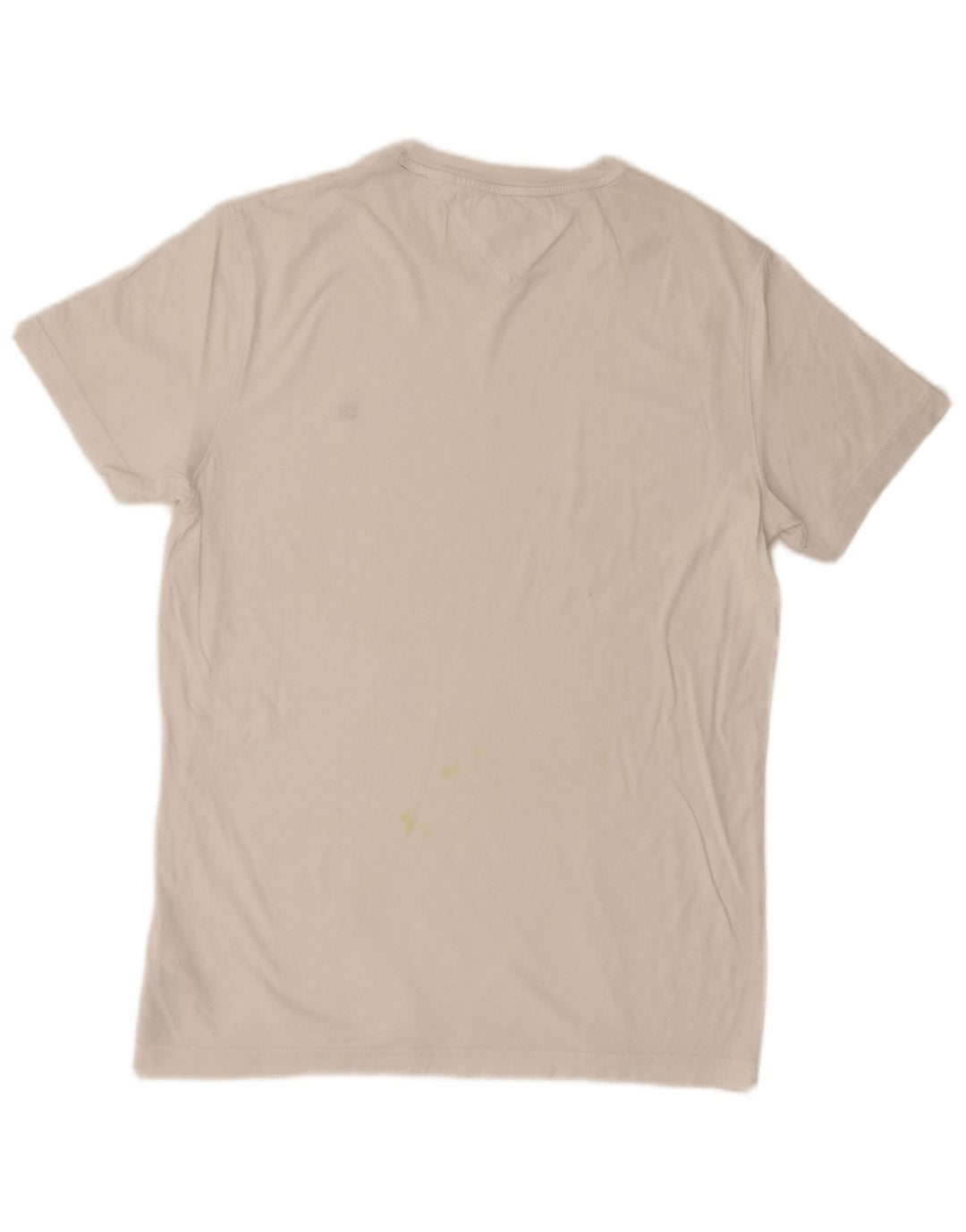 Tommy Hilfiger T-Shirt Homme Blanc Moyen Coton