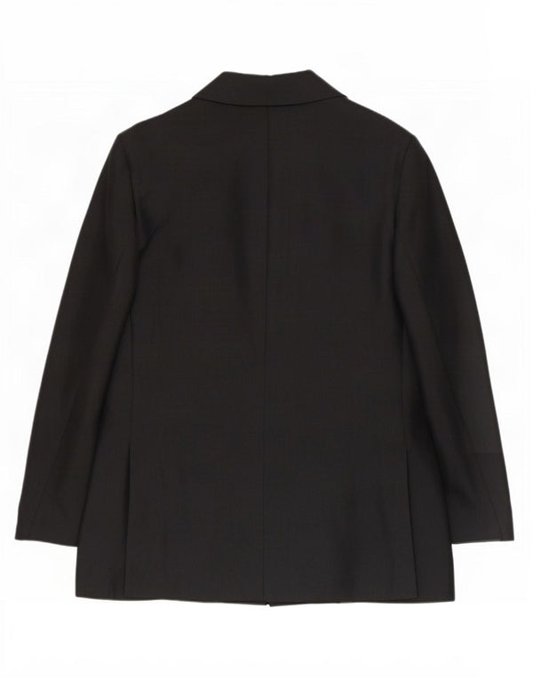 Benetton Chaqueta Americana De 3 Botones IT 42 Medium Viscosa Negra