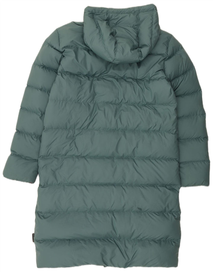 Jack Wolfskin Dame Hætte Oversized Polstret Frakke UK 10/12 Medium Green