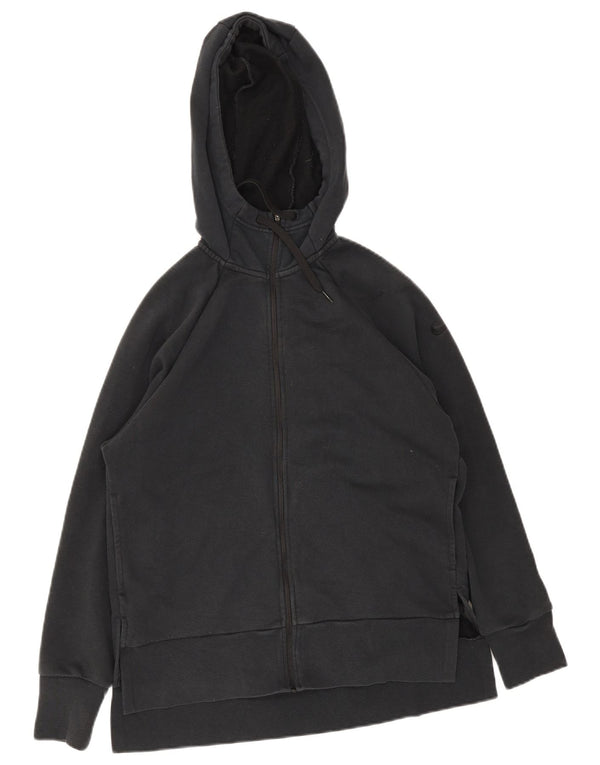 Nike Mens Dri Fit Zip Hoodie Sweater Small Black Polyester