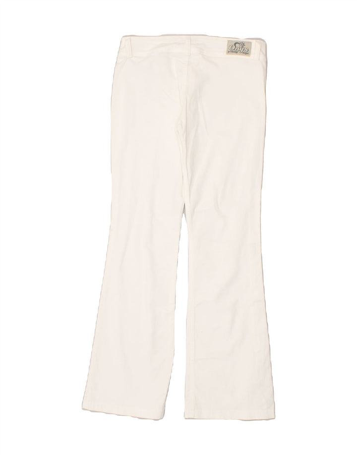 ONYX Girls Flared Jeans 11-12 Years W26 L27 White Cotton | Vintage Onyx | Thrift | Second-Hand Onyx | Used Clothing | Messina Hembry 