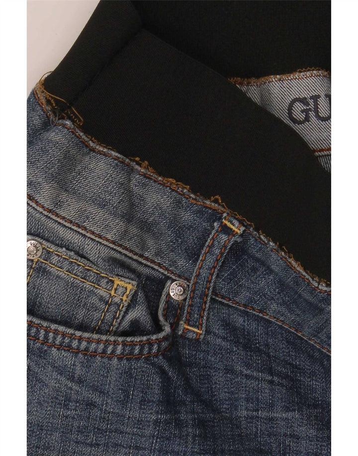 Blugi drepte pentru femei Guess W24 L28 Blue Colorblock