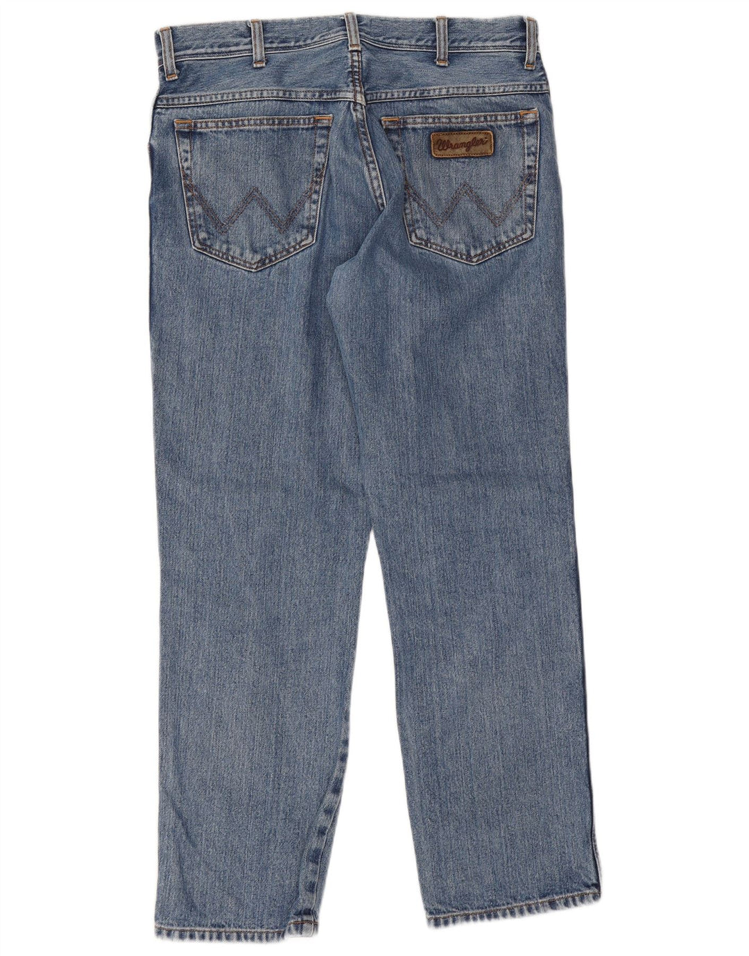 Wrangler Mens Texas Straight Jeans W34 L30 Blue Cotton