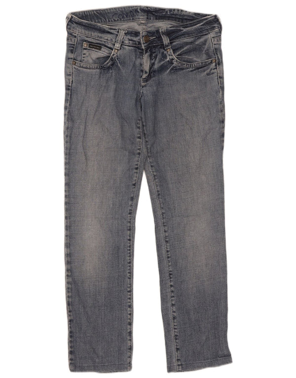 Calvin Klein Womens Straight Jeans W30 L28 Blue