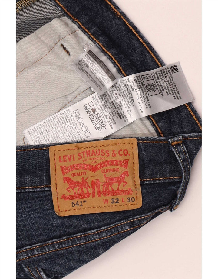 Levi's Mens 541 Tapered Jeans W32 L30 Blue Cotton