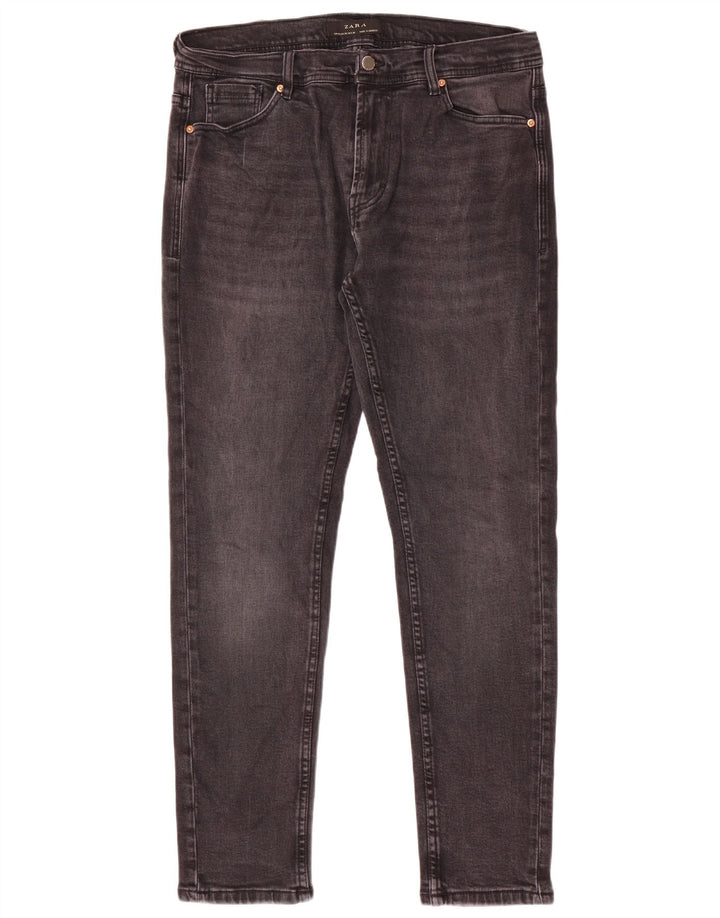 Zara Jean Slim Homme EU 46 XL W36 L30 Gris