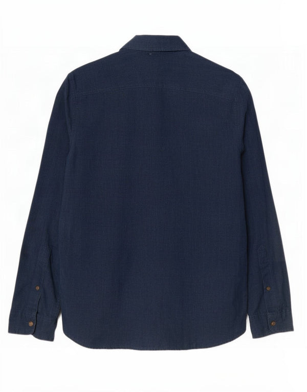 Hollister Mens Shirt Small Navy Blue Cotton