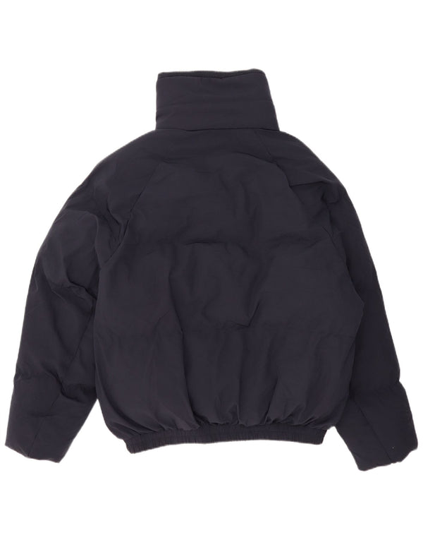Jaqueta acolchoada masculina Zara Loose Fit UK 38 Médio Azul Marinho