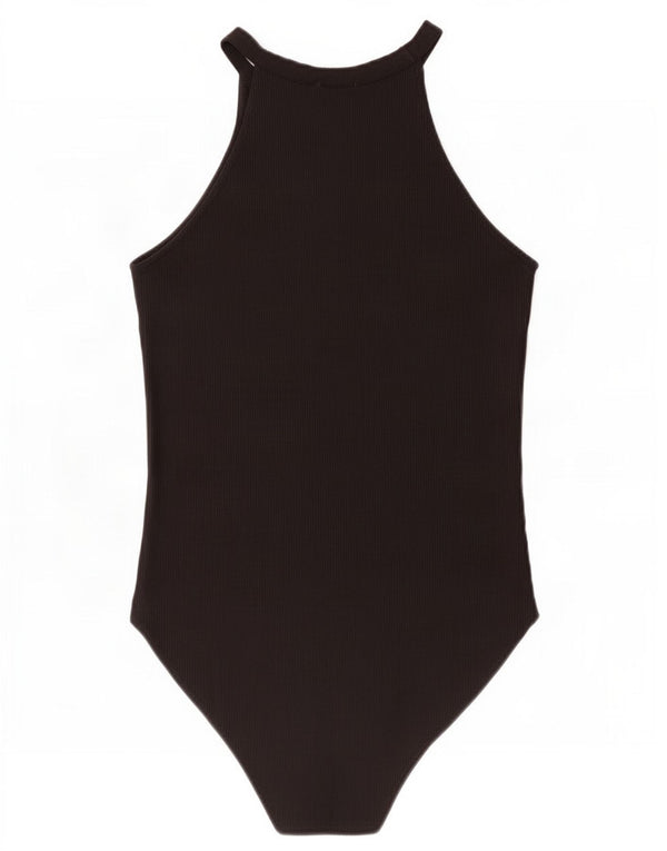 Zara Mujer Trafaluc Body Sin Mangas UK 42 Medium Negro