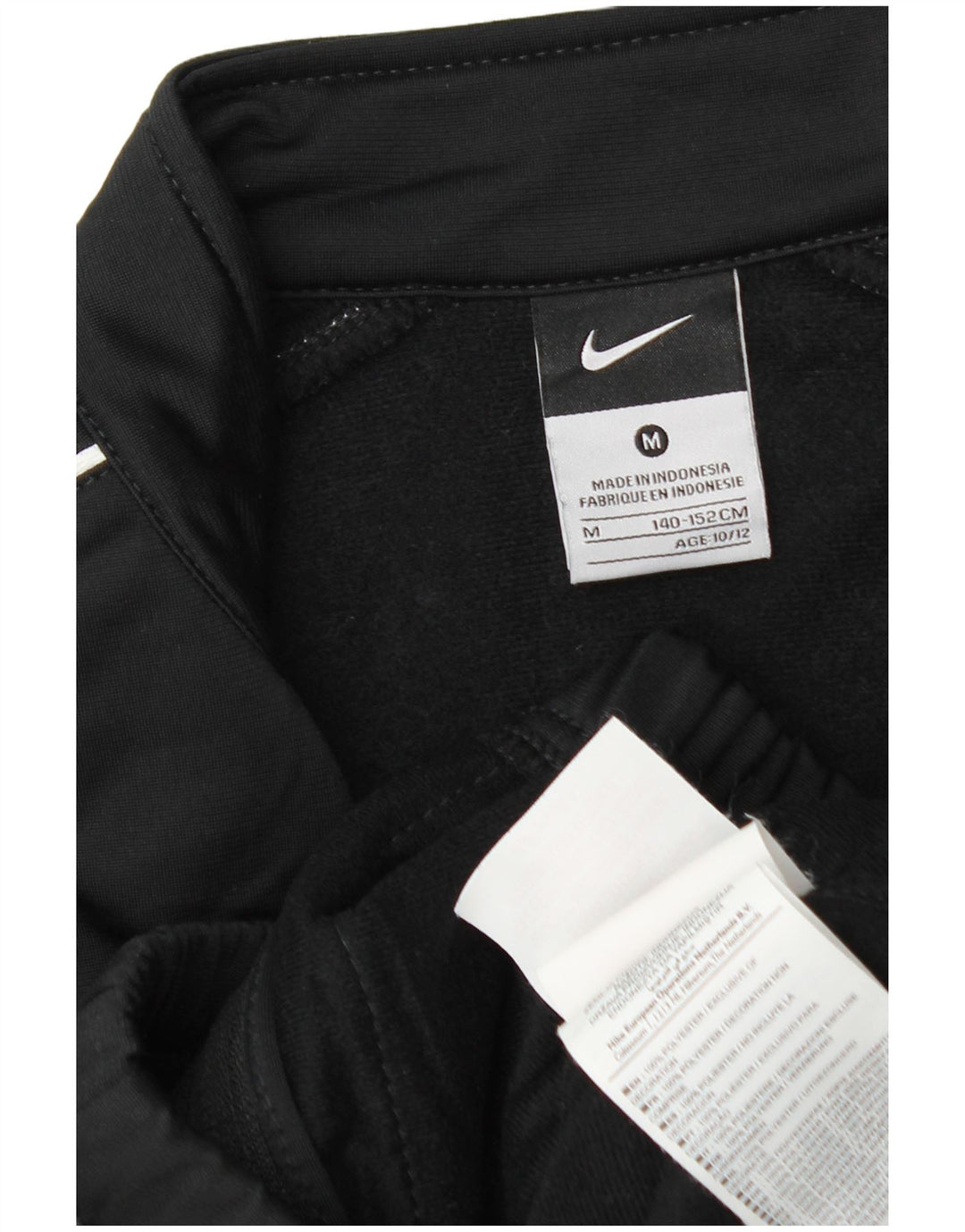 Nike Boys Juventus Træningsdragt Topjakke 10-11 år Medium Sort Polyester