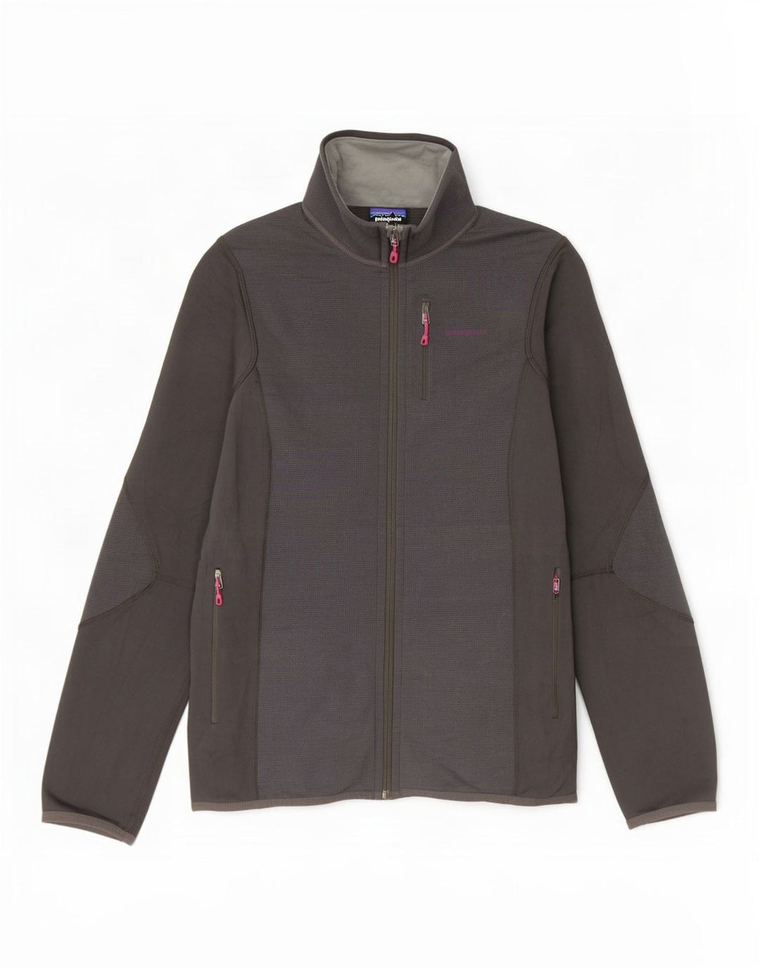 Patagonia Womens Tracksuit Top Jacket UK 16 Large Grey Colourblock