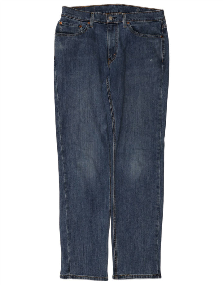 Levi's Mens 541 Athletic Straight Jeans W32 L34 Blue Cotton