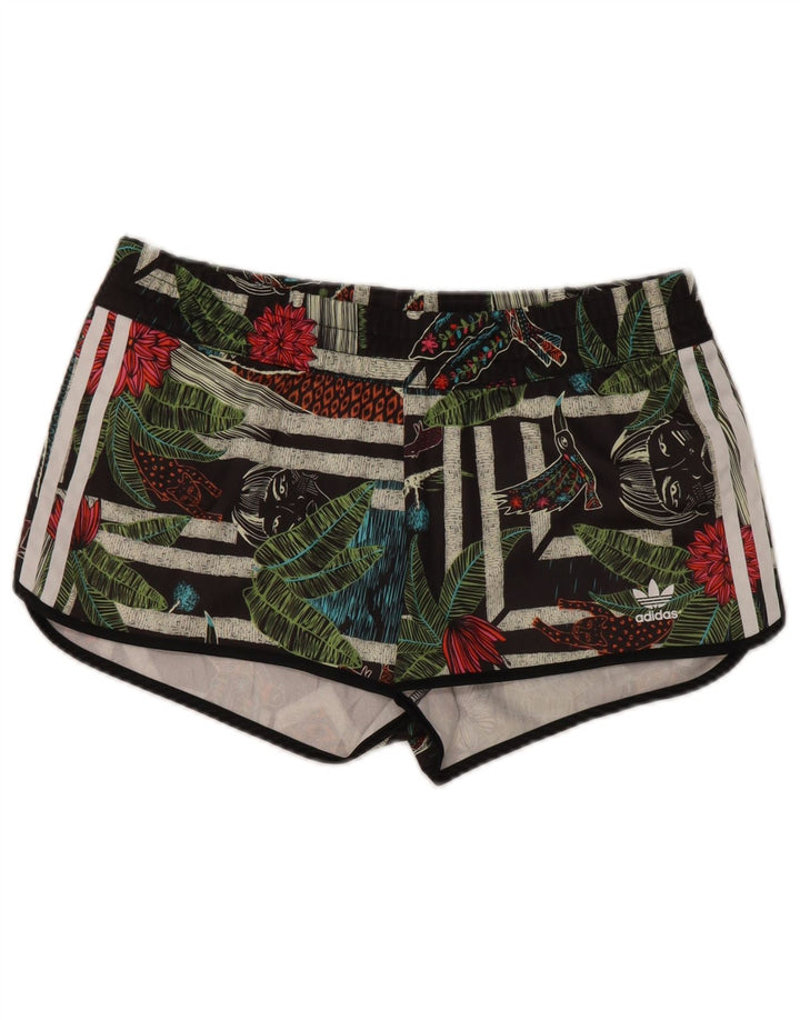 Adidas Dame Passaredo Sport Shorts UK 14 Medium Multicolored Floral