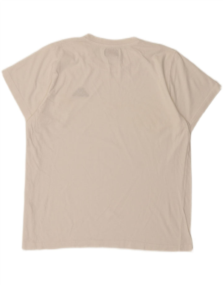 KAPPA Womens T-Shirt Top UK 18 XL White