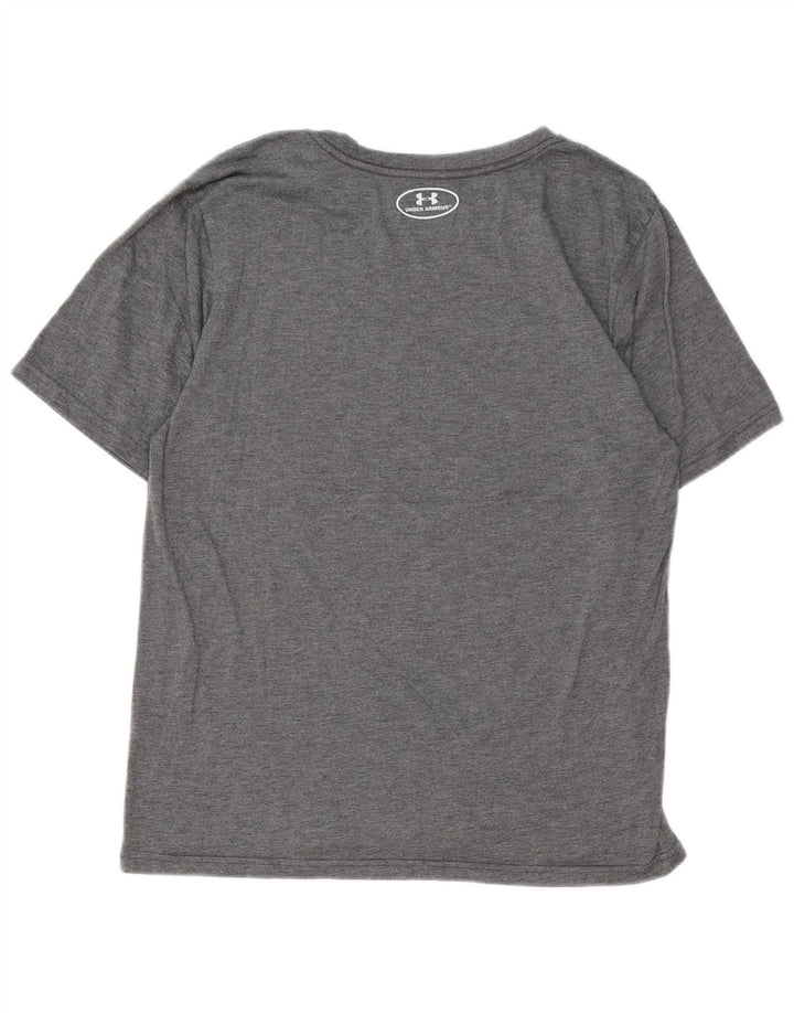 Under Armour Womens T-Shirt Top UK 14 Large Grey