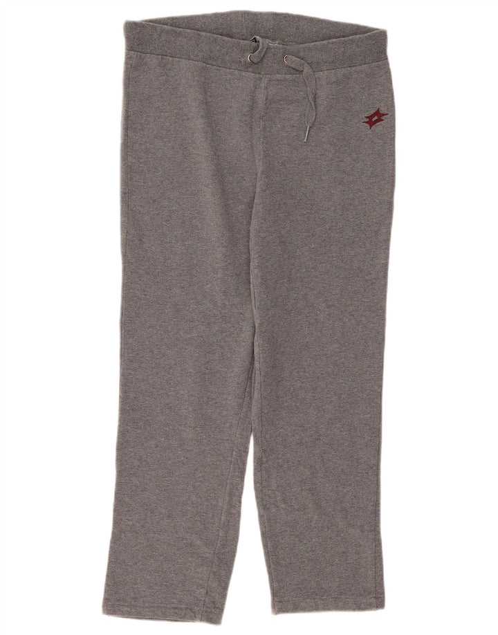 Lotto Womens Tracksuit Trousers UK 14 Large Grey