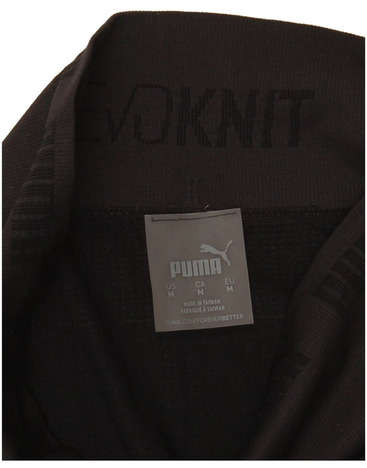 PUMA Womens Graphic Leggings UK 12 Medium  Black