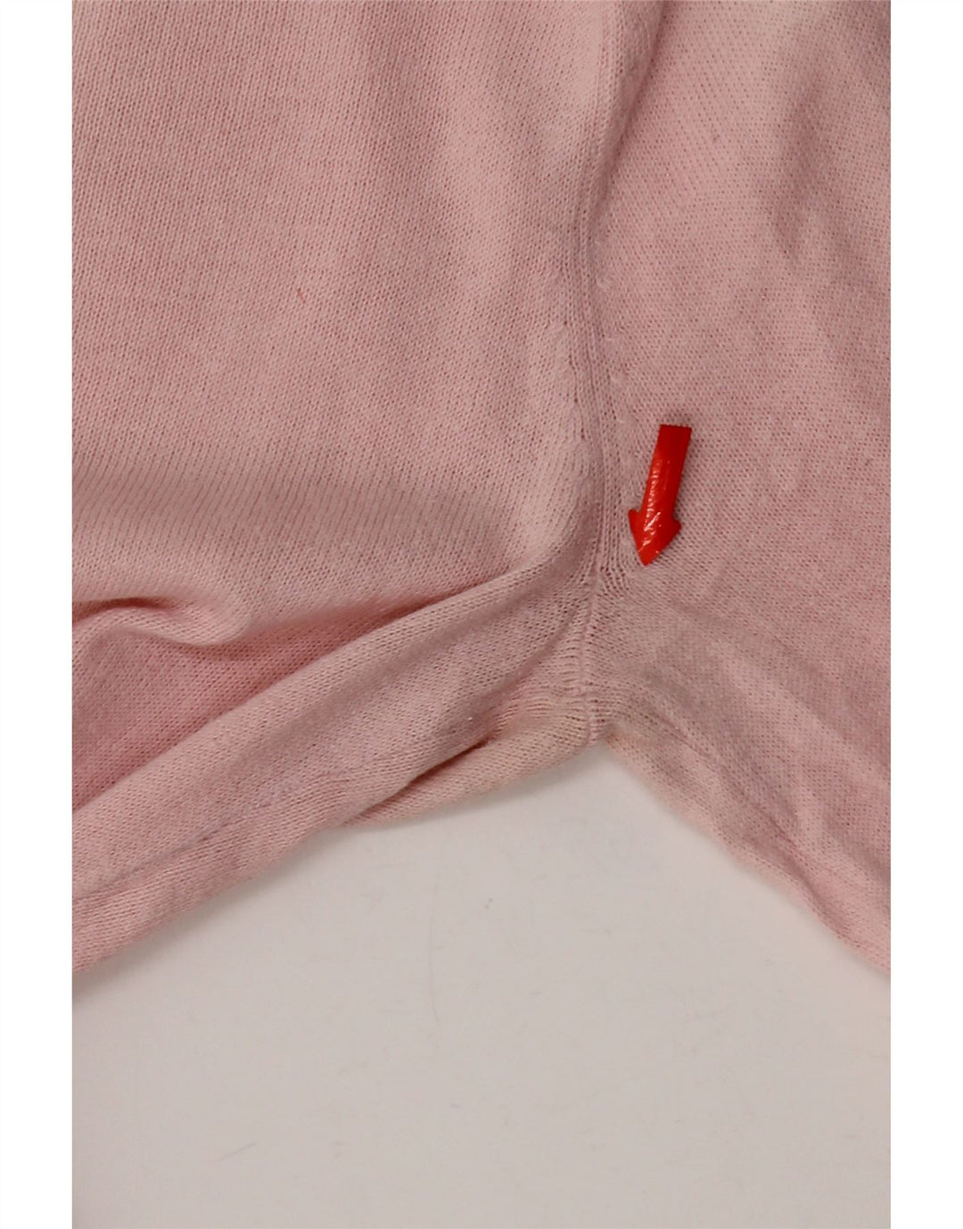Tommy Hilfiger Womens V-Neck Jumper Sweater UK 12 Medium Pink