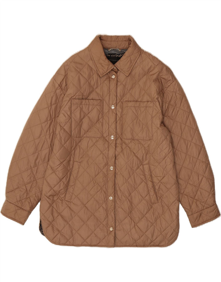 GEOX RESPIRA Womens Quilted Jacket UK 20 2XL Brown Polyester Vintage Geox Respira and Second-Hand Geox Respira from Messina Hembry 