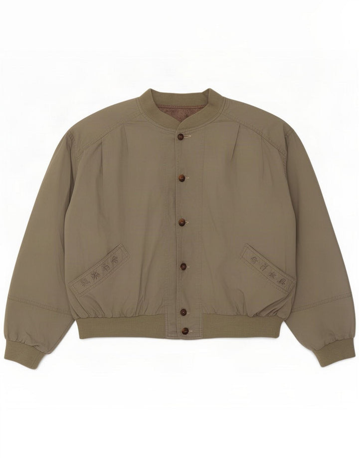 Kemitch Mens Bomber Jacket UK 40 Large Khaki