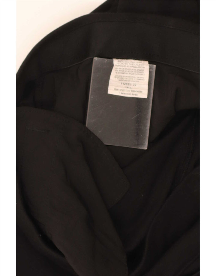 Lee Mens Straight Chino Trousers W40 L31 Black Rayon