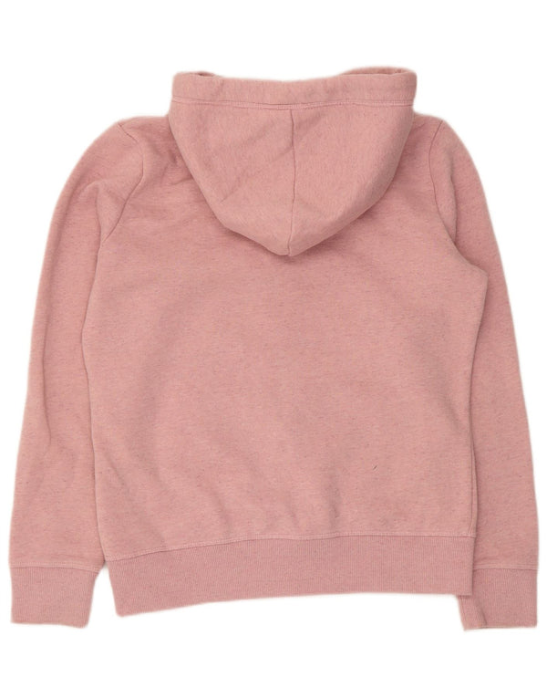 Superdry hættetrøje til kvinder med lynlås UK 12 Medium Pink Bomuld