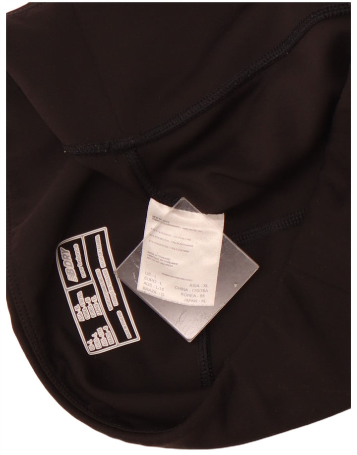 Leggings da donna NEW BALANCE UK 14 Large Nero Poliestere