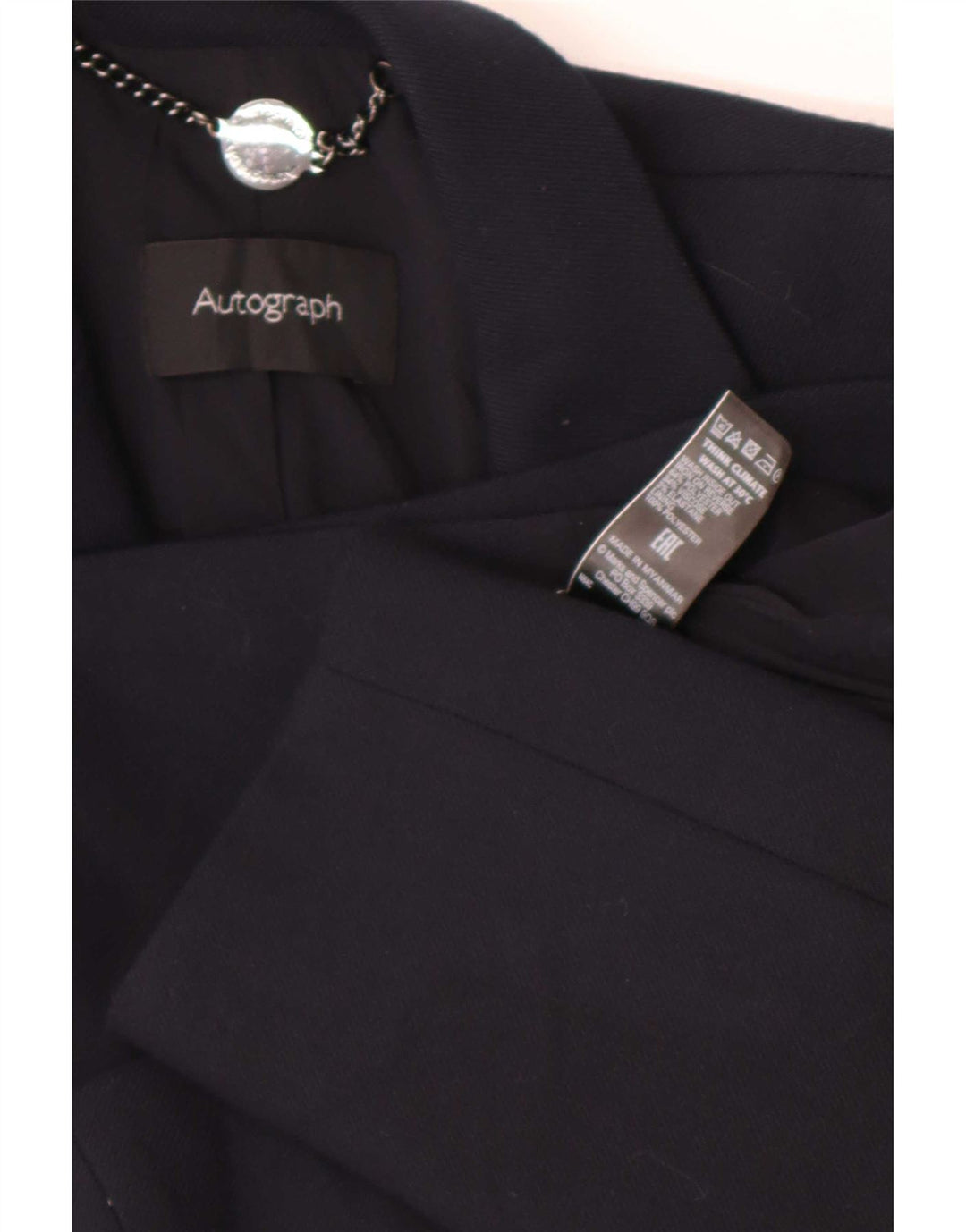 Marks & Spencer Γυναικείο Μπουφάν Blazer Autograph UK 8 Small Navy Blue