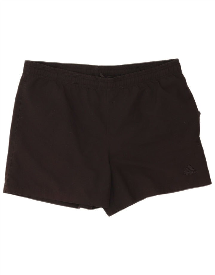 Adidas Sportsshorts til mænd, store sorte polyester