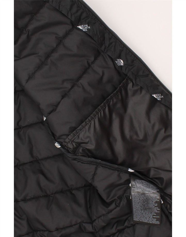 The North Face Boys Graphic Hooded Padded Jacket 9-10 Years Medium Black