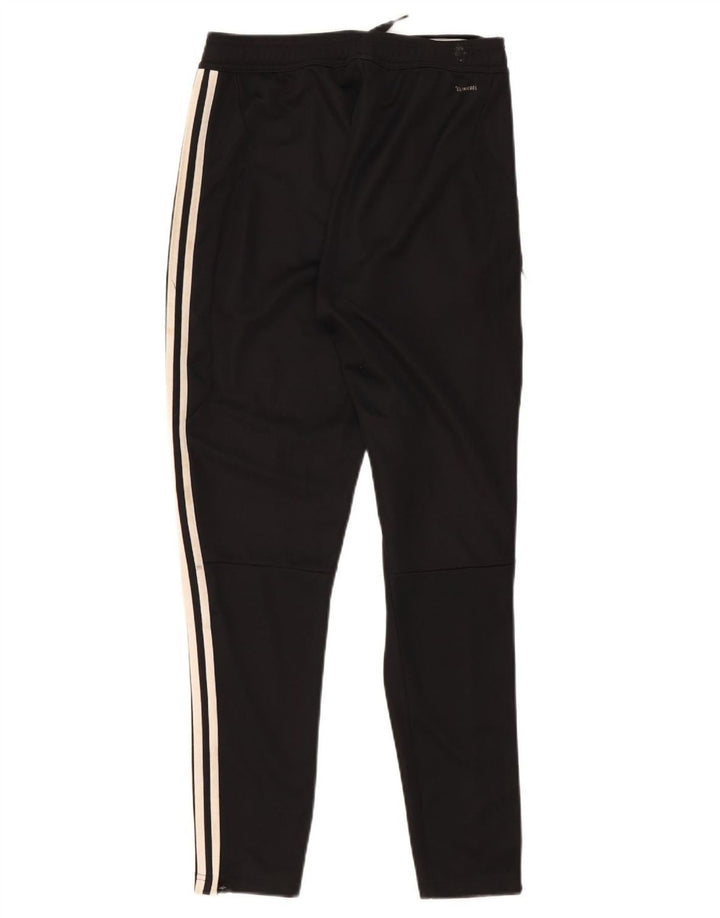 Męskie spodnie dresowe Adidas Climacool, małe, czarne, poliestrowe
